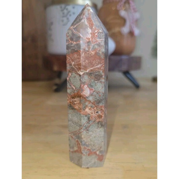 Money Agate Crystal Tower 100 G (3.60  oz ) 4 In - Picture 1 of 6